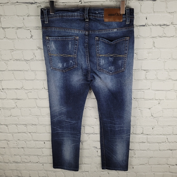 BENCH/OJ OVERHAULED JEANS | slim distressed cropped jeans - Picture 3 of 8